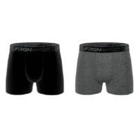 Freegun Dyna Jim 2-pack katoen mens gr/zw 6st